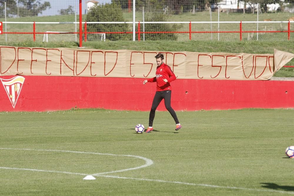 Entrenamiento del Sporting