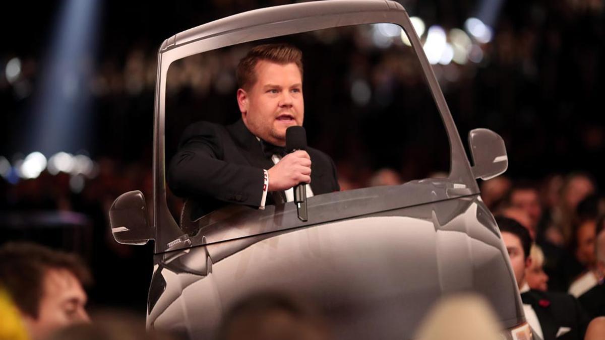 James corden se supera en los Grammys