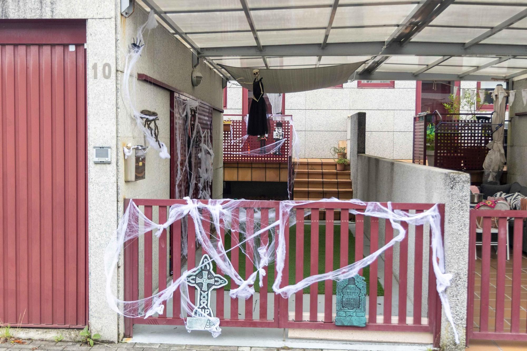 Decoración de Halloween en casas de Santiago