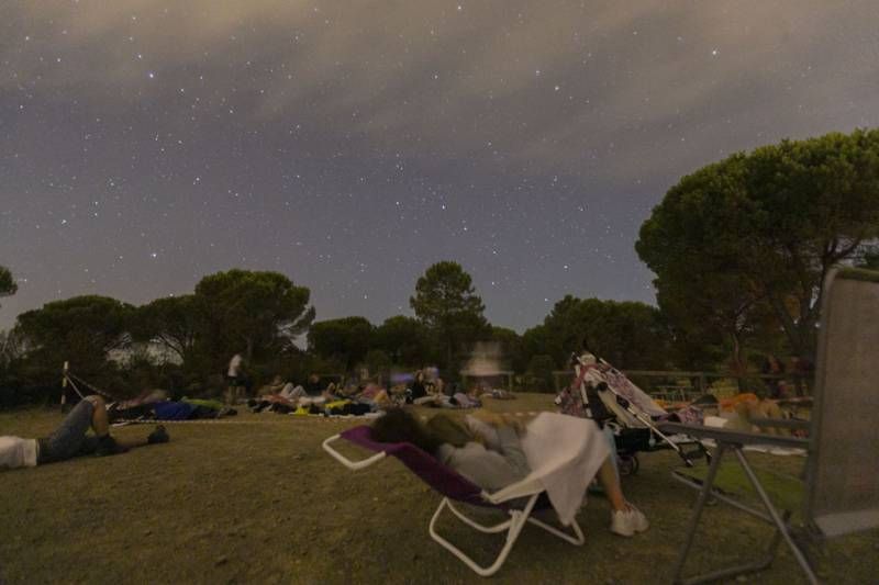 Una noche con las Perseidas en Sierra Morena