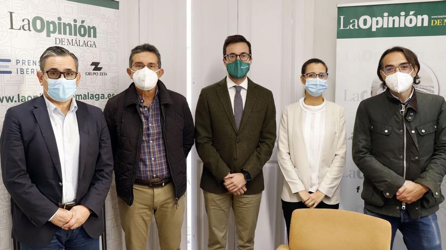 Médicos participantes en el Desayuno de La Opinión