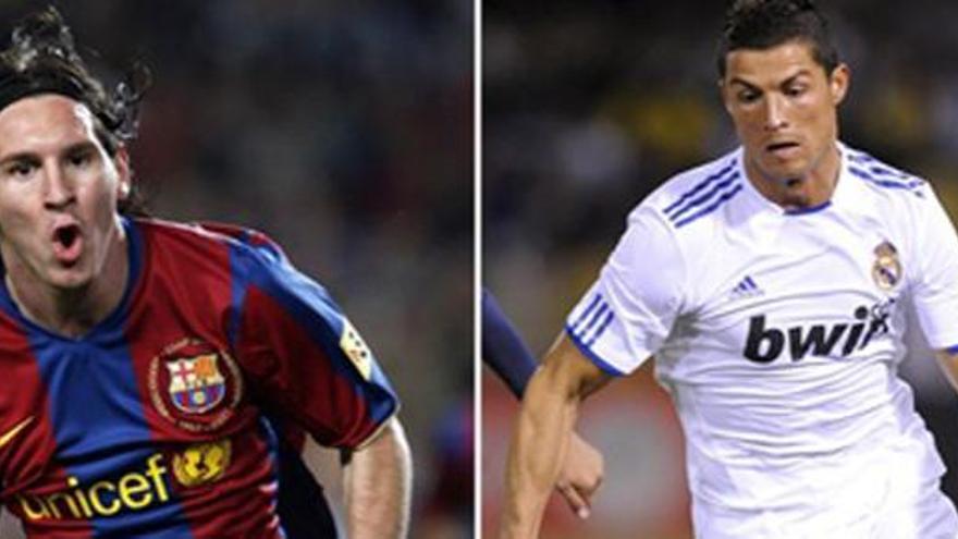 Leo Messi y Cristiano Ronaldo.