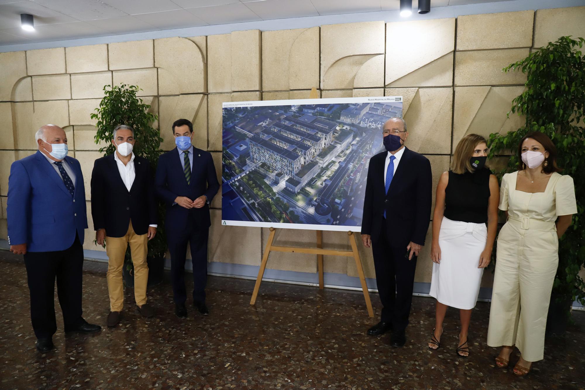 Presentación del anteproyecto del tercer hospital de Málaga.