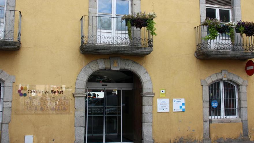 La façana de l&#039;antic hospital de Puigcerdà |