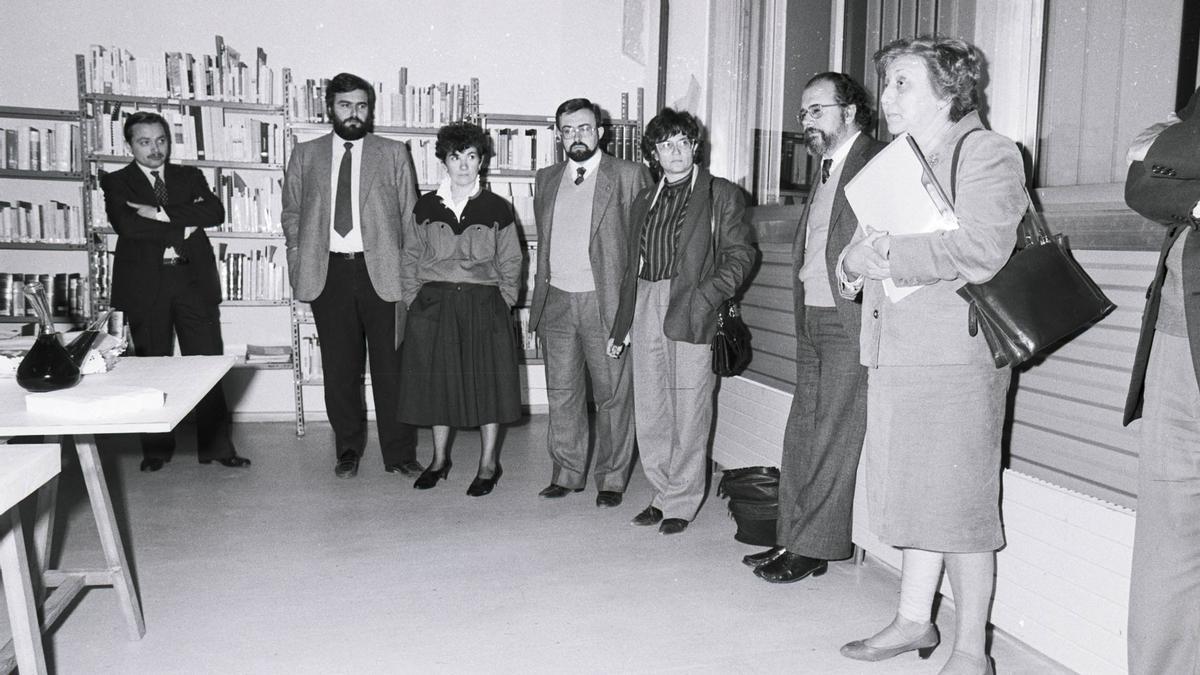 Acte d’inauguració del Centre de Recursos Pedagògics del Bages, el 16 de novembre de 1984