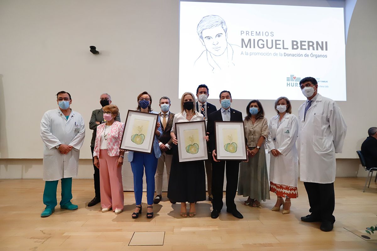 El Reina Sofía entrega los premios Miguel Berni al compromiso con la donación de órganos