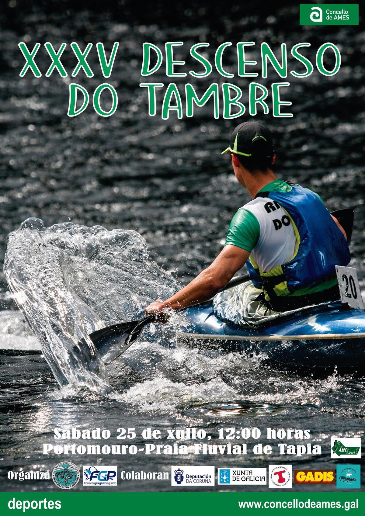 Cartel Descenso do Tambre