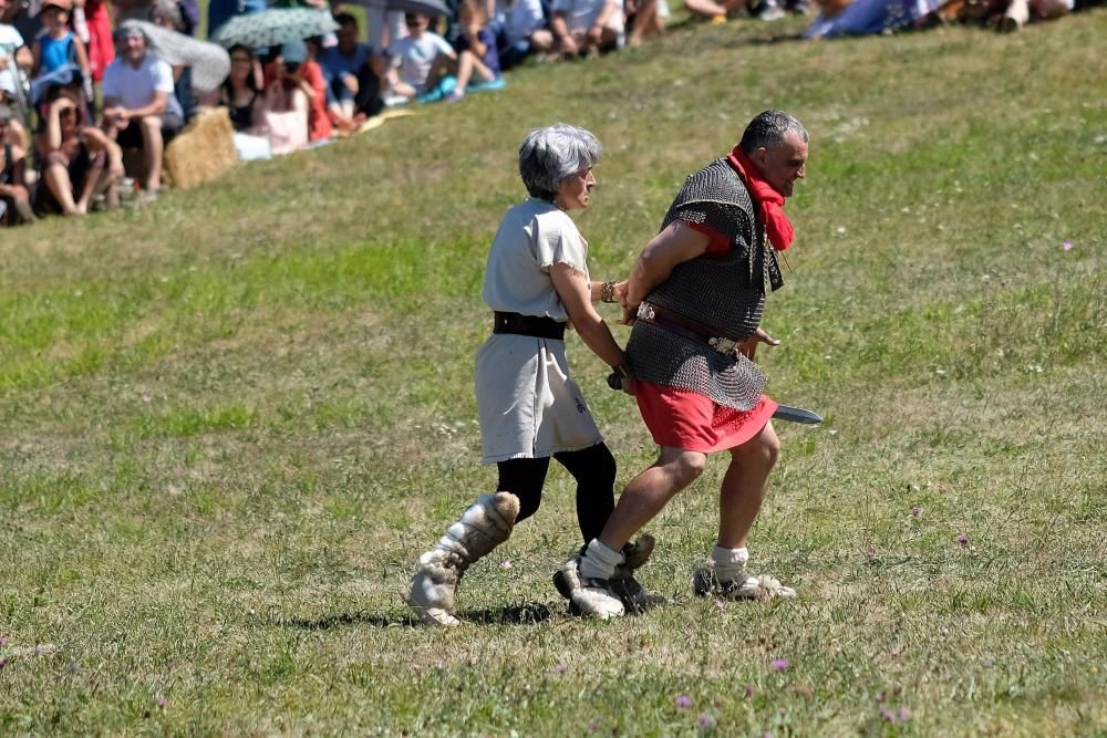 Batalla en la fiesta Astur romana en Carabanzo