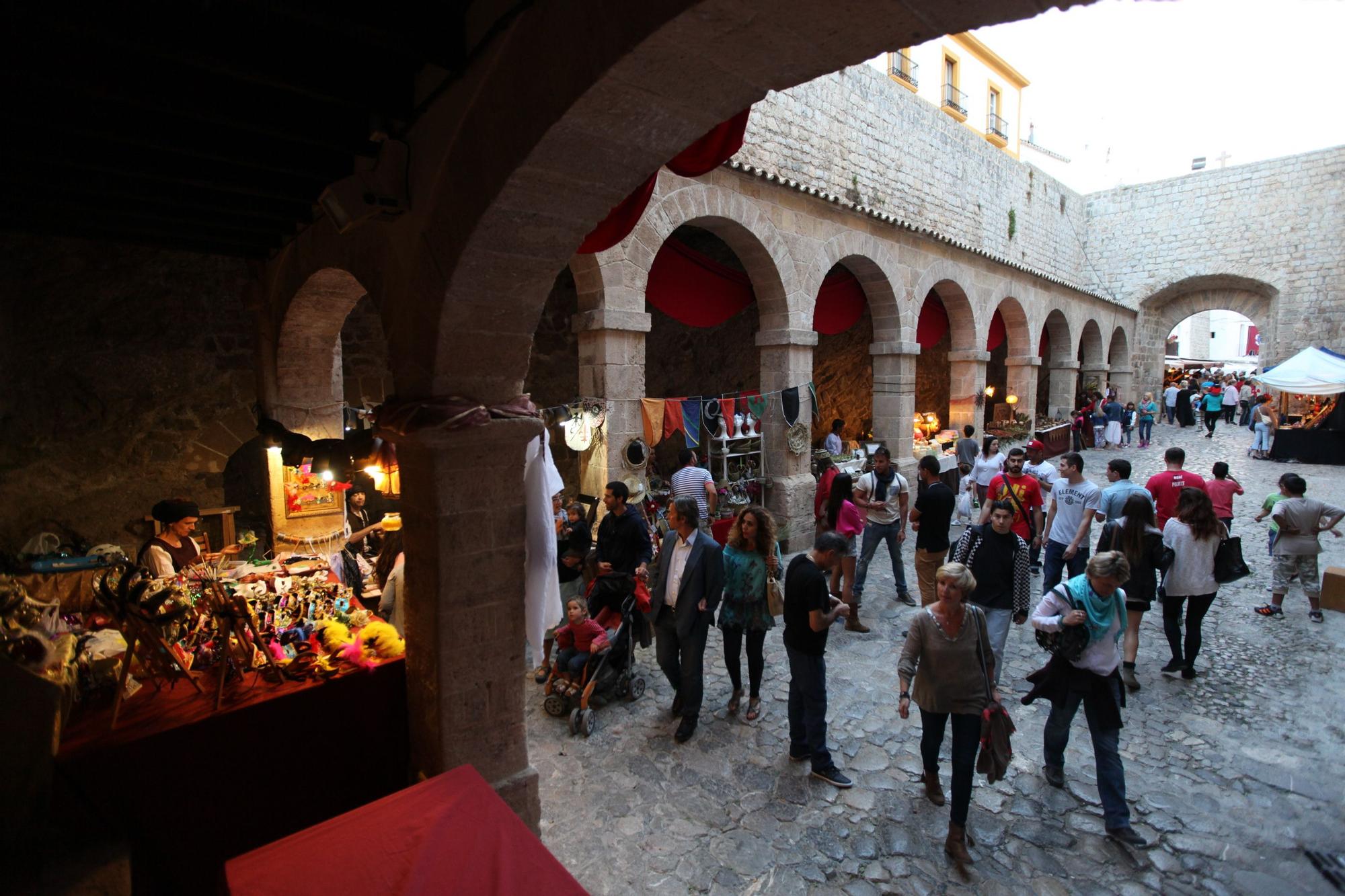 Edición de 2014 de la Feria Medieval de Ibiza.