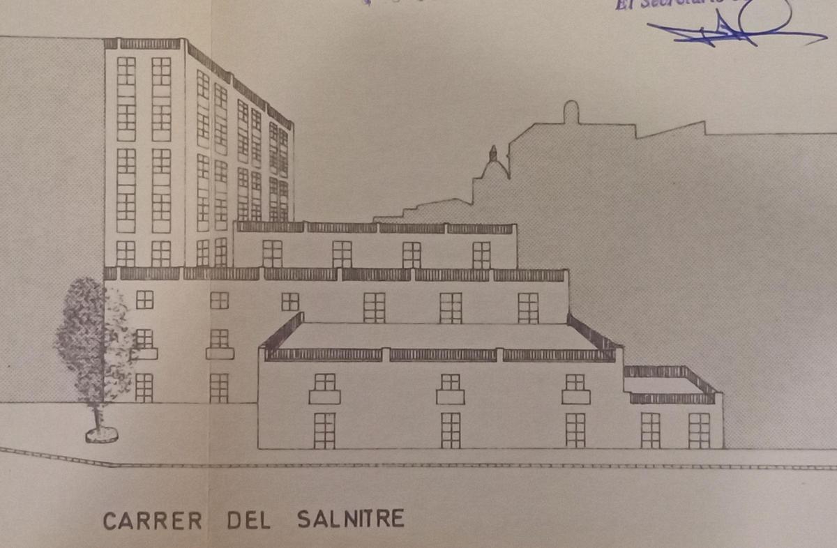 G. Jaén, Proposta per a l’Ajuntament Nou (1982).