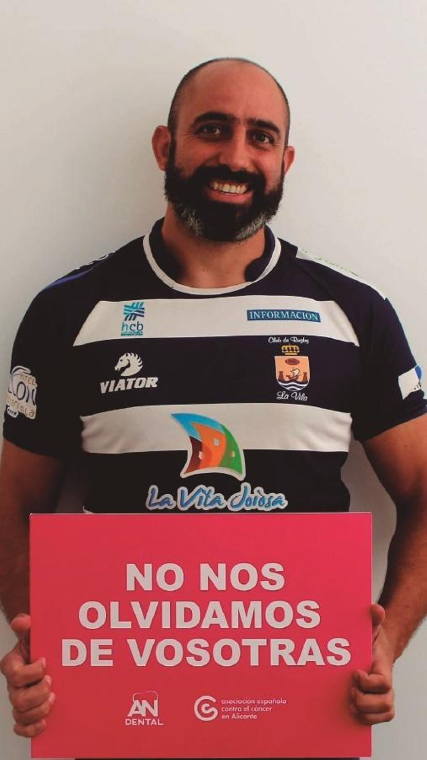 Guillem Carrión, jugador de rubgy La Vila, también se ha sumado a este proyecto