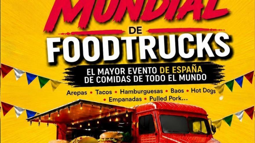 Hamburguesas, tacos, arepas y tributos musicales: así será el Festival Mundial de Foodtrucks en Badajoz