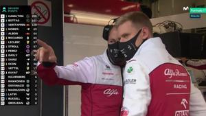 Mick Schumacher, ansioso por subirse al Alfa Romeo, con la sesión detenida