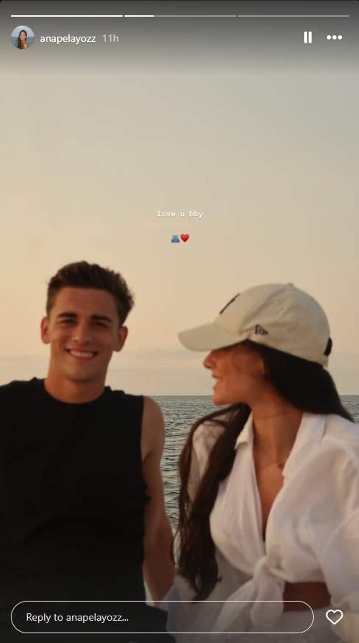 Felicitación de Ana Pelayo a Gavi por su cumpleaños.