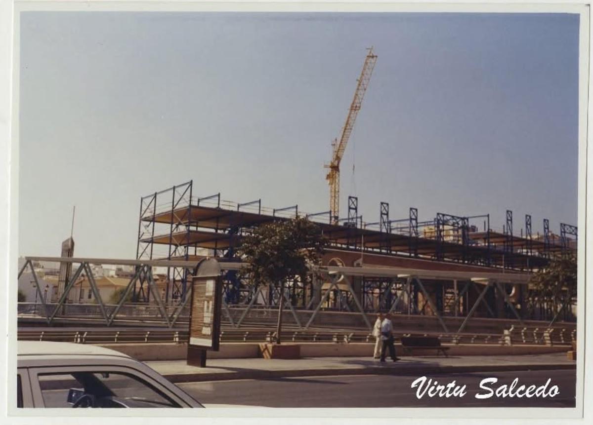 Construcción del hotel Ibis en 2007