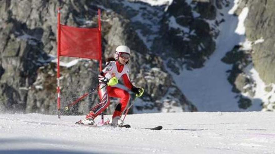 Alicia Eguiluz, en una competición.