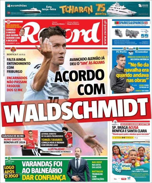 Rodrigo, Williams y Neymar en las portadas de la prensa deportiva