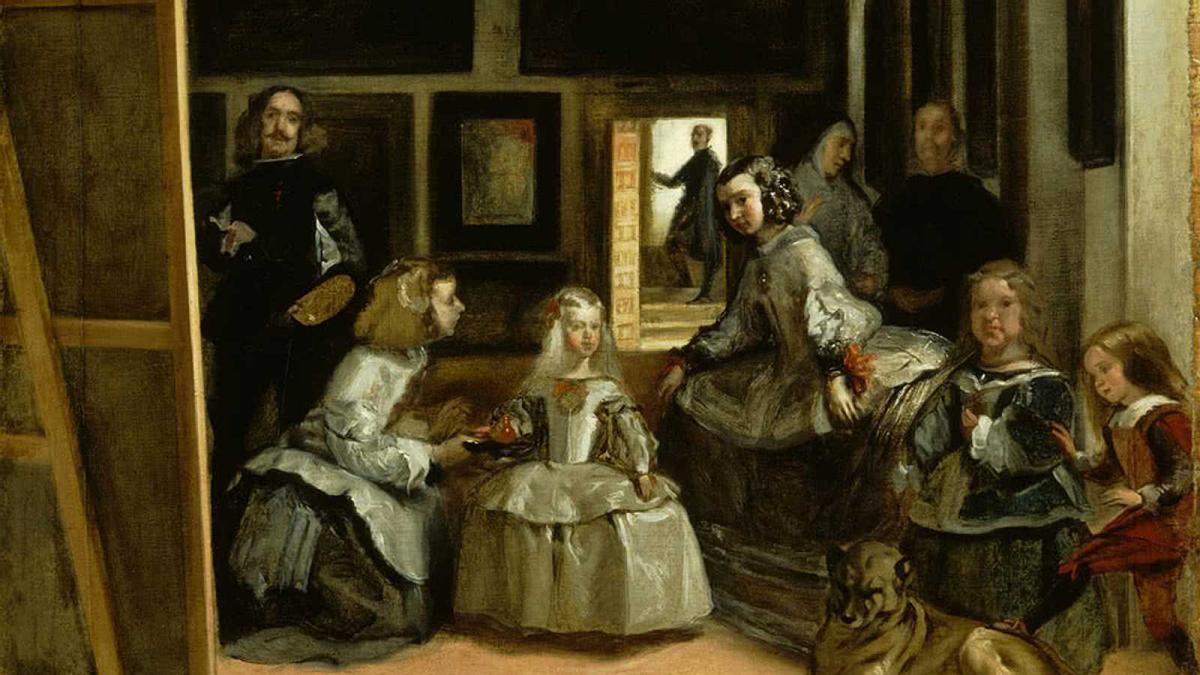 Fragmento de 'Las meninas', el cuadro más famoso de Diego Velázquez.