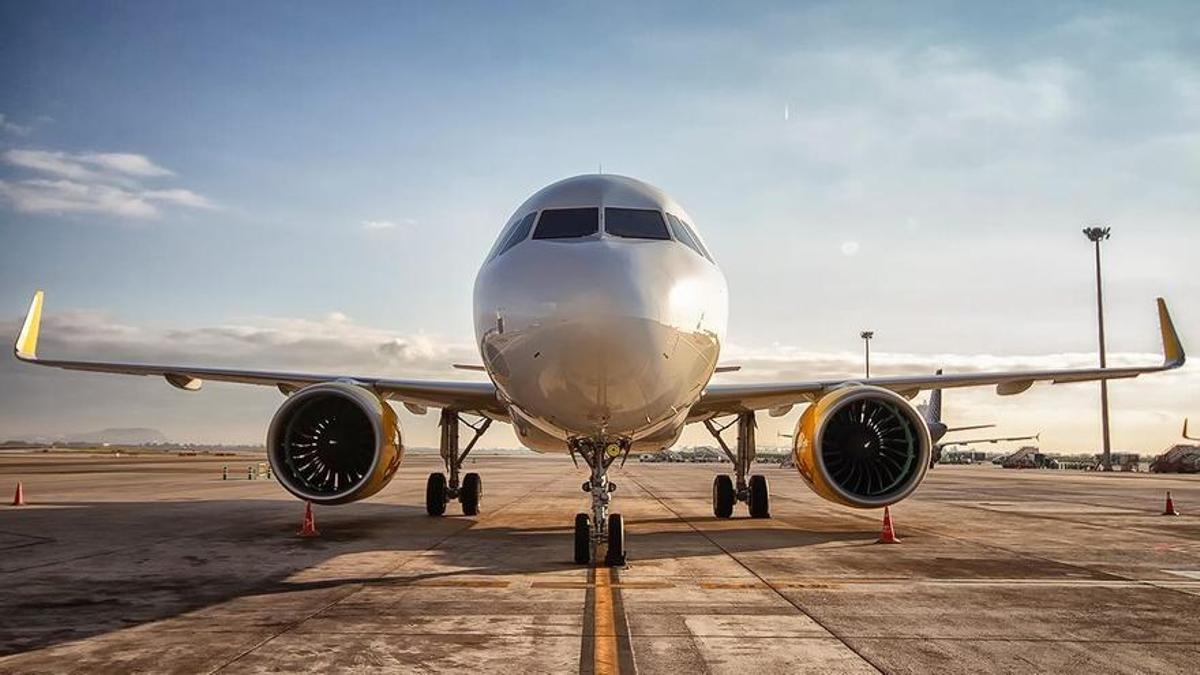 Un avión de Vueling.