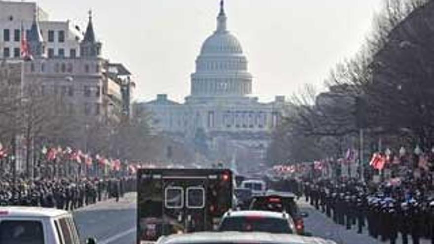 Comienza el desfile de celebración de la investidura de Obama