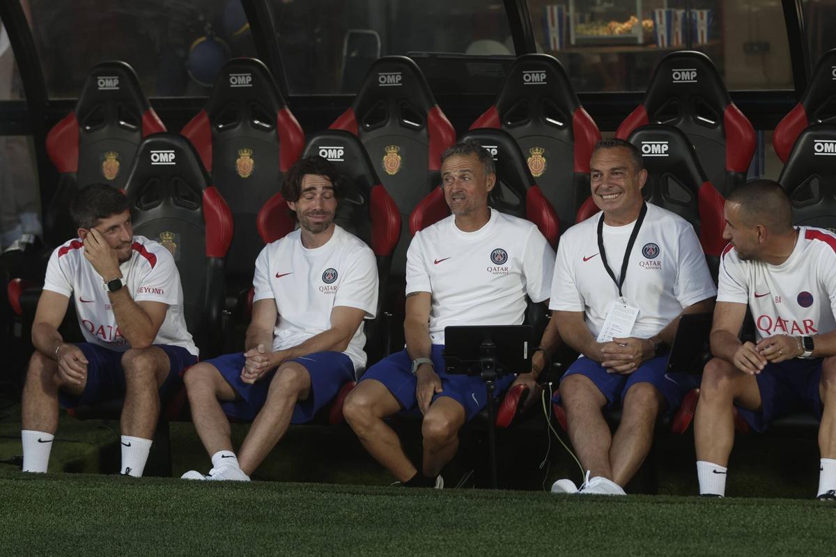 El Trofeo Ciutat de Palma Mallorca-PSG, en imágenes