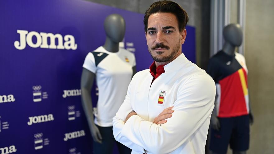 Damián Quintero, en la presentación de la equipación oficial de España en Tokio 2020.