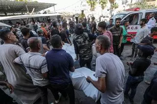 Brutal ataque de Israel contra un campo de refugiados palestinos en Gaza