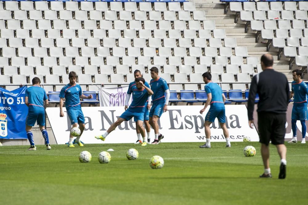 Entrenamiento del Real Oviedo