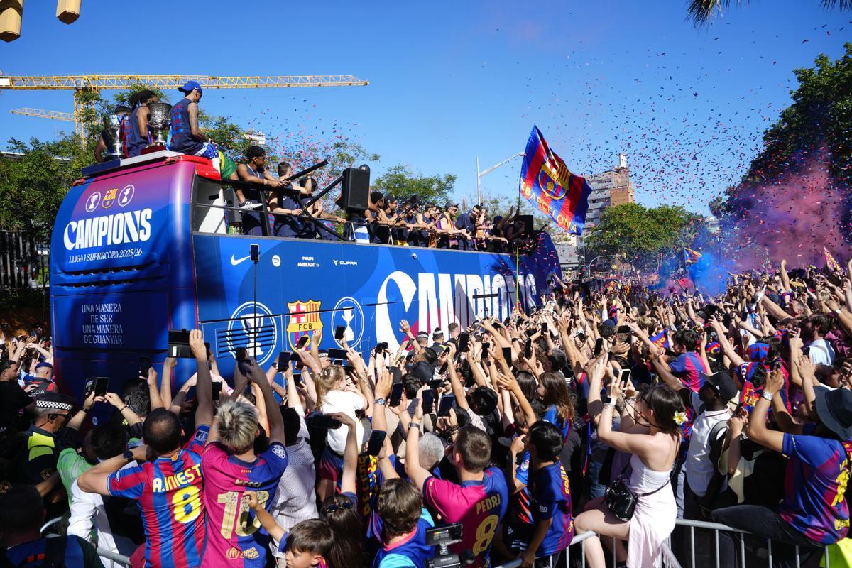 Les millors imatges de la rua del Barça a Barcelona