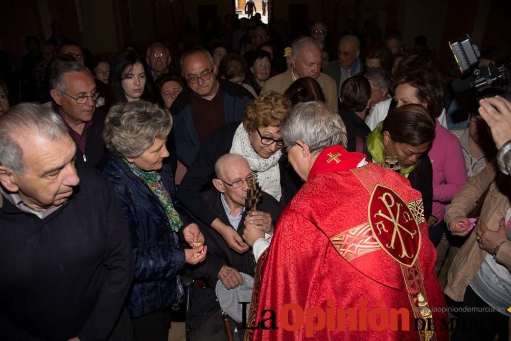 Cruz de Impedidos llegada al convento del Carmen