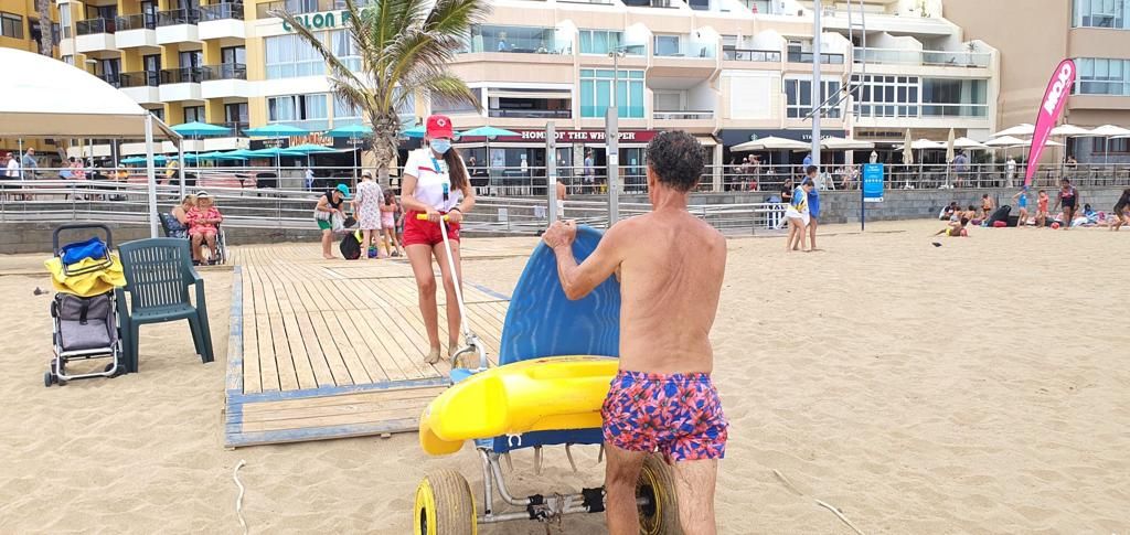 Cruz Roja en las playas de Canarias en Semana Santa