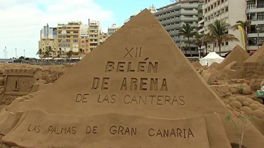 Canarias acoge el mayor Belén de arena de Europa