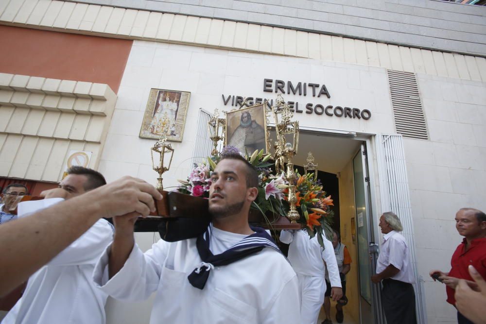 Procesión en honor a la Virgen del Socorro