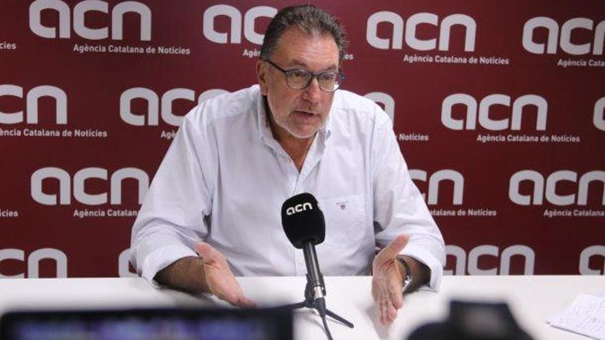 Cleries durant l&#039;entrevista d&#039;ahir amb l&#039;ACN