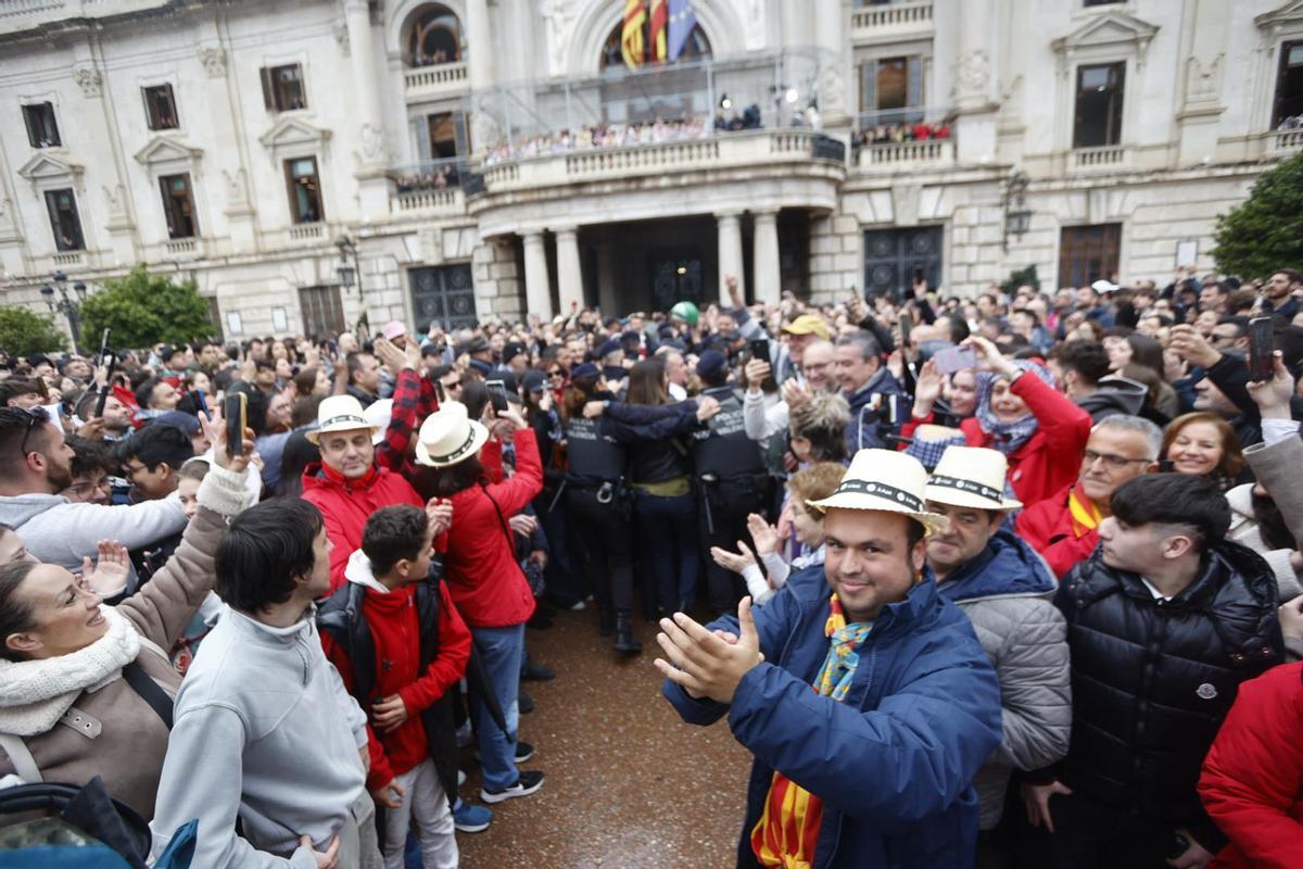 La mascletà del 17 de marzo, en imágenes