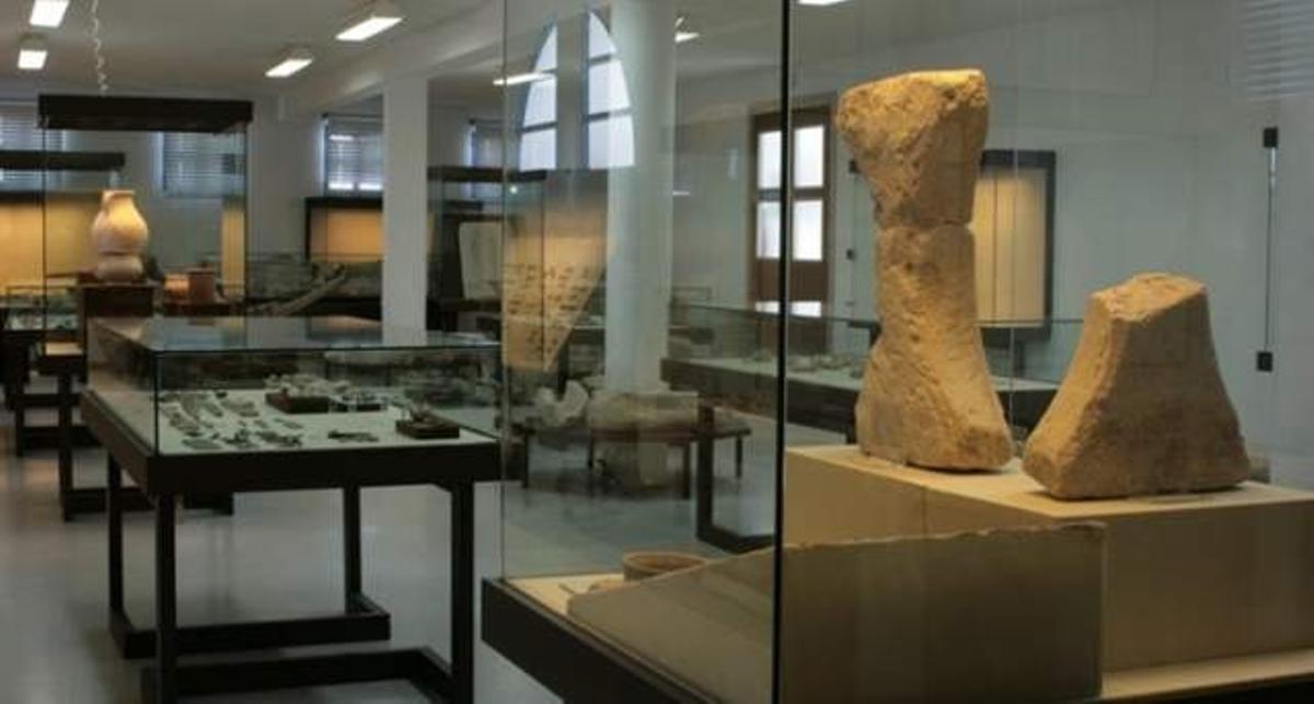 Interior del Museo Arqueológico de Doña Mencía.