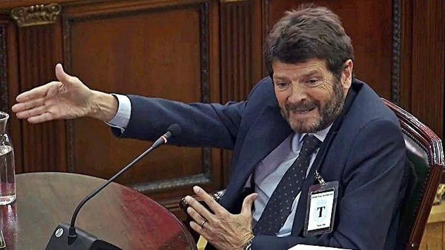 Albert Batlle, ahir, al Tribunal Suprem.