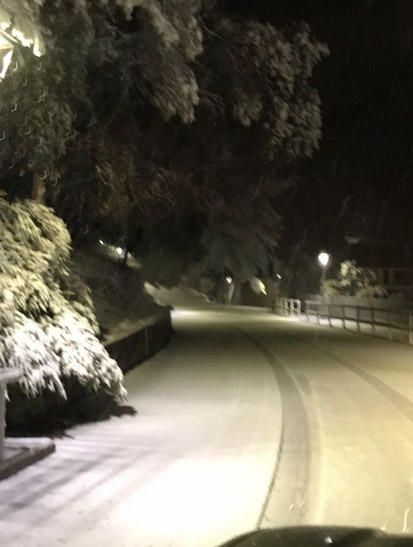 Die Gemeinde Escorca vermeldete ab Freitagabend Schnee.