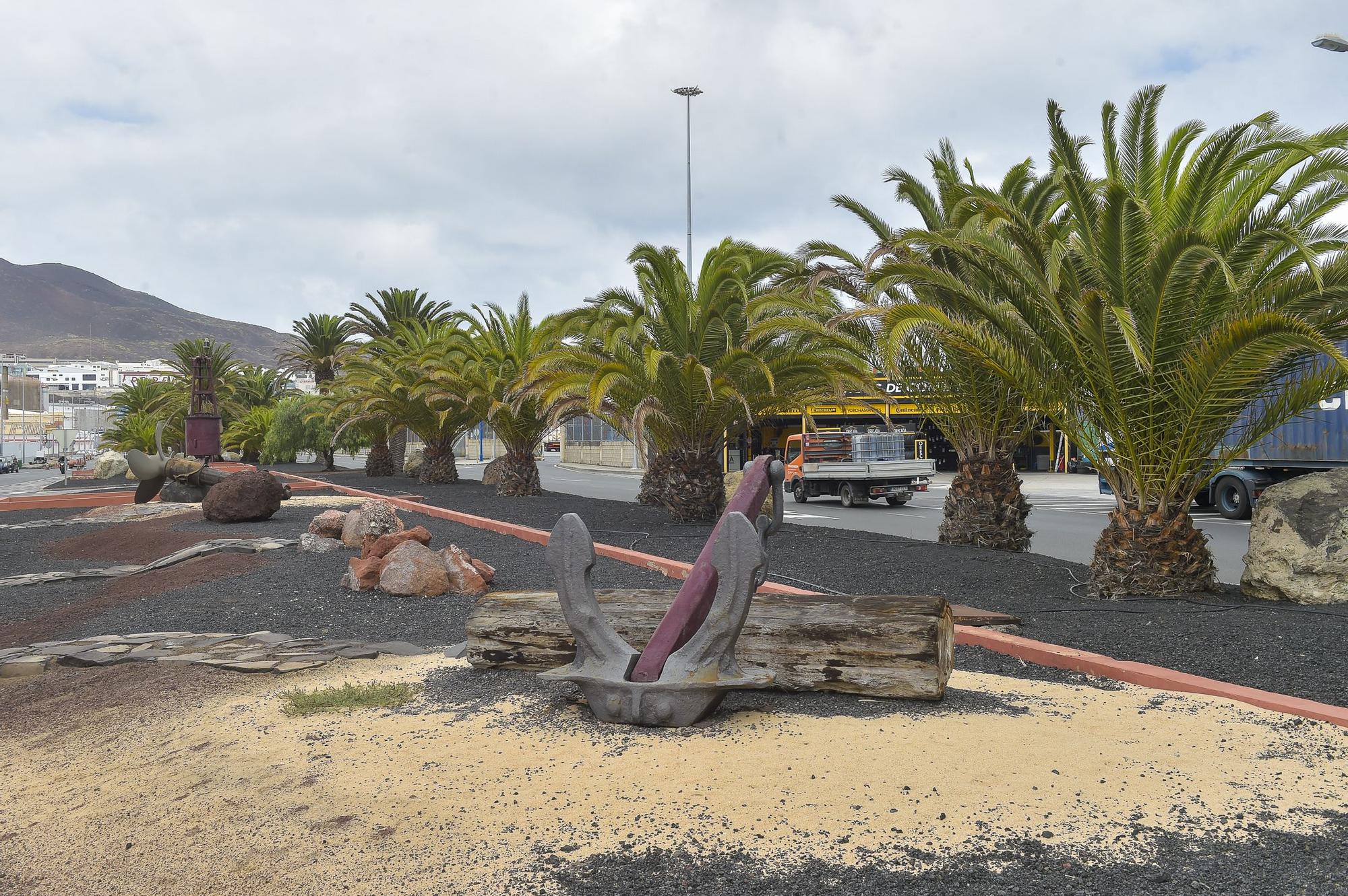 Zonas ajardinadas en el Puerto de La Luz y Las Palmas