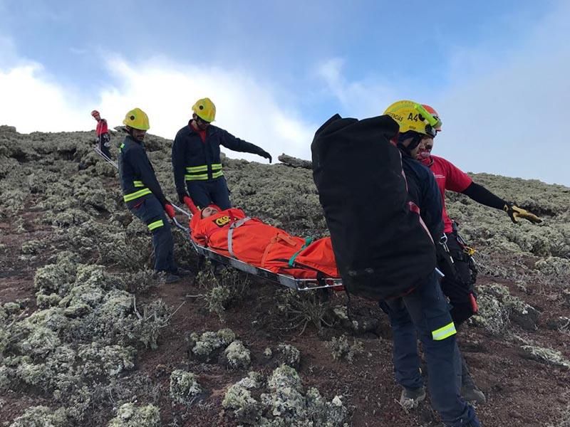 Rescate de cinco horas en Lanzarote