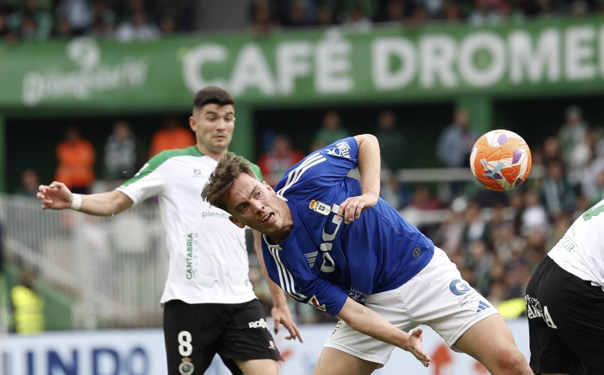 Así fue el partido entre el Real Oviedo y el Racing de Santander