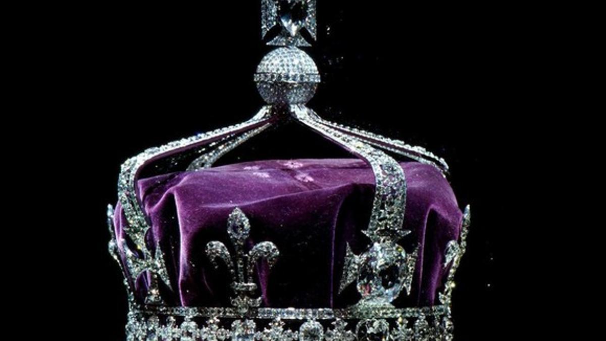 El diamante Koh-i-Noor en la corona de la Reina Madre.
