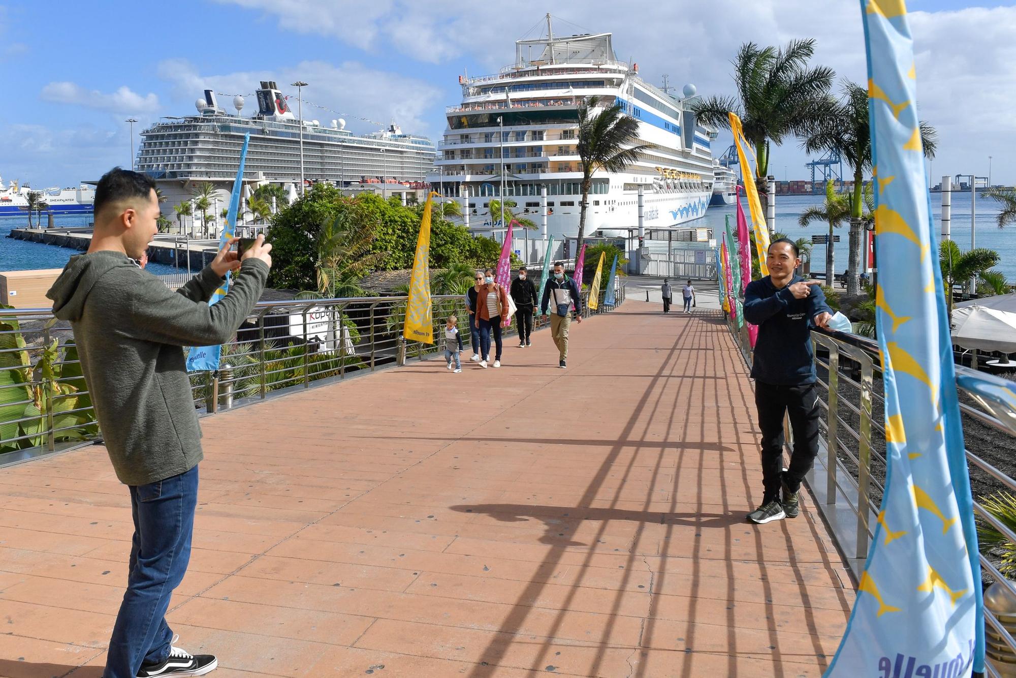 Cruceros en el Puerto de Las Palmas (07/11/2021)