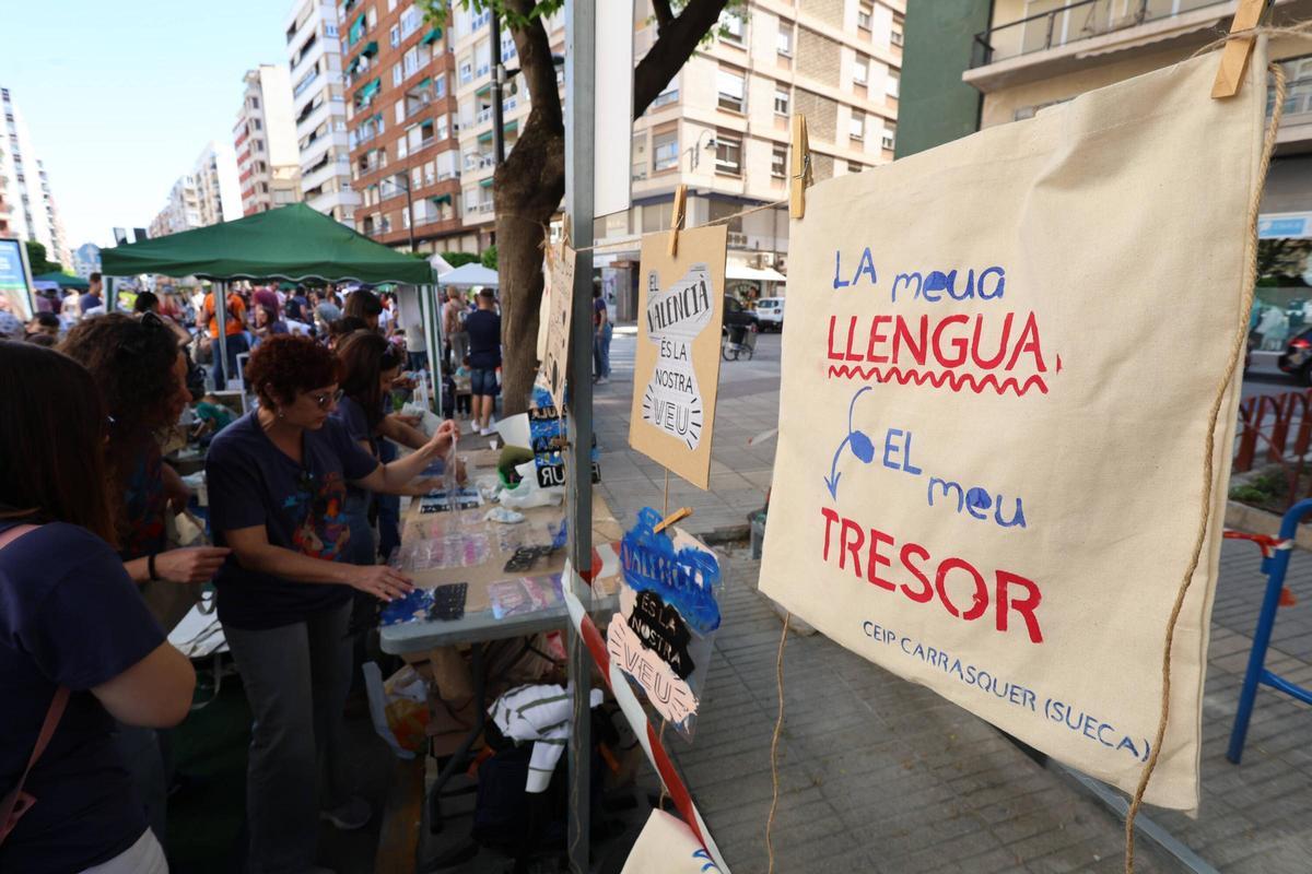 Más de 20.000 personas reivindican el futuro del valenciano en la 'Trobada' de la Ribera