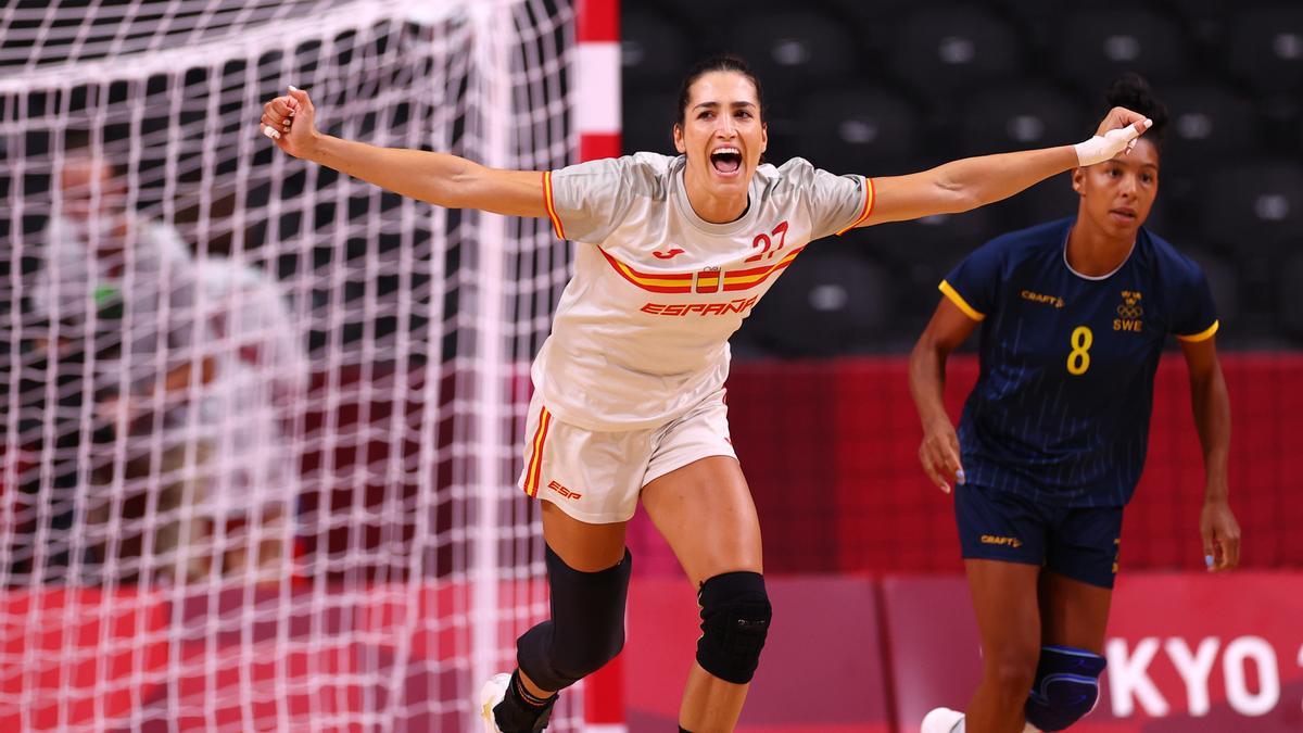 Lara González, con la selección en los JJOO de Tokyo 2020