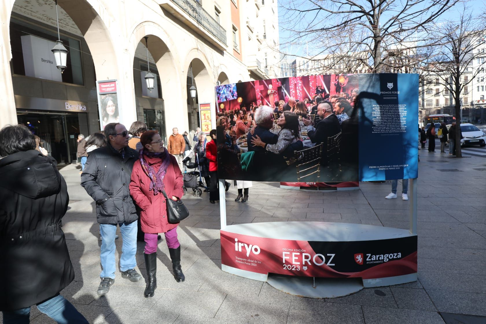 El Paseo Independencia de Zaragoza se engalana para los Premios Feroz