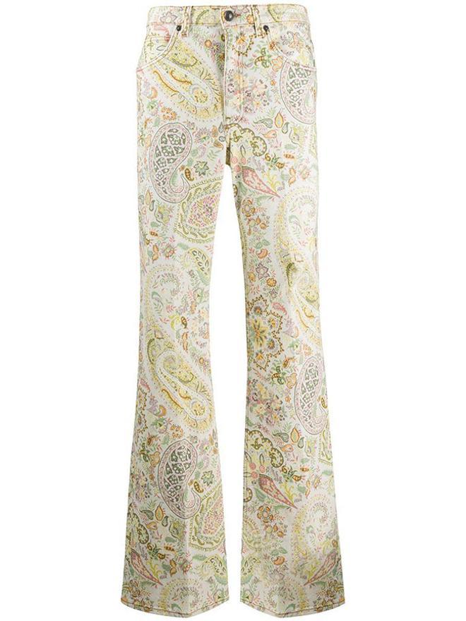 Pantalones con estampado 'paisley' de Etro