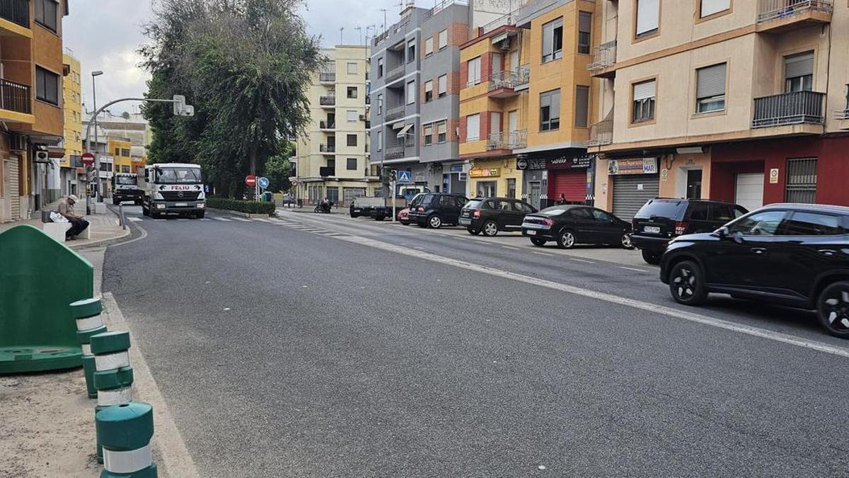 Avenida de les Germanies en Tavernes.