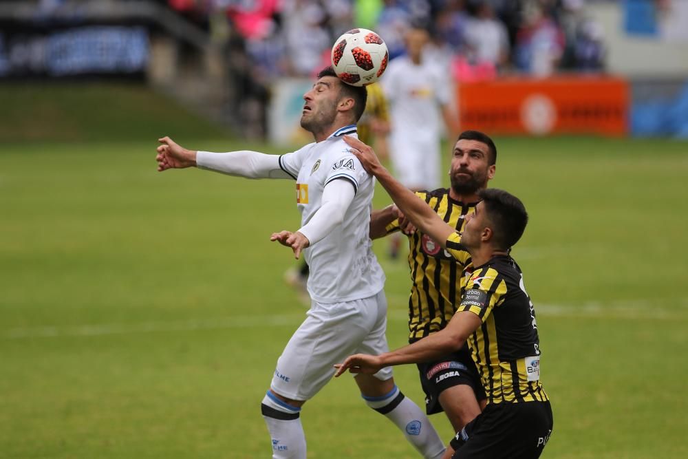 Un gol de Benja da un empate de oro al Hércules en Barakaldo