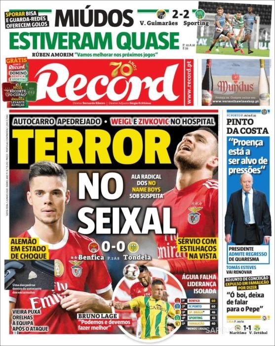 Portada RECORD viernes 5 junio 2020